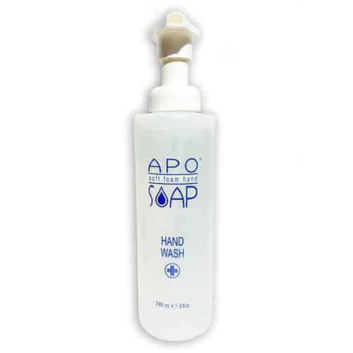 APO Zeep fles 240 ml, hypoallergene foam zeep